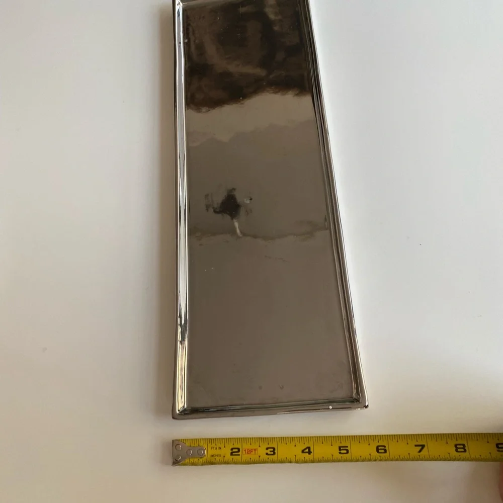 🗽(3) West Elm Silver Plate Centerpeices